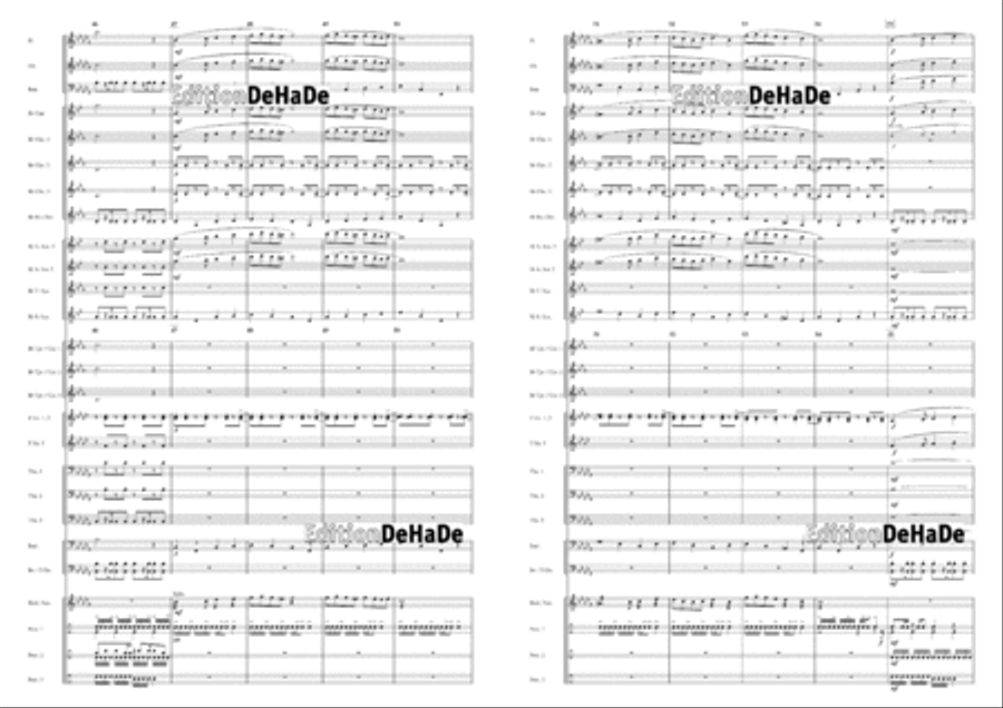 Carnaval de Paris Concert Band scores gallery preview page 6