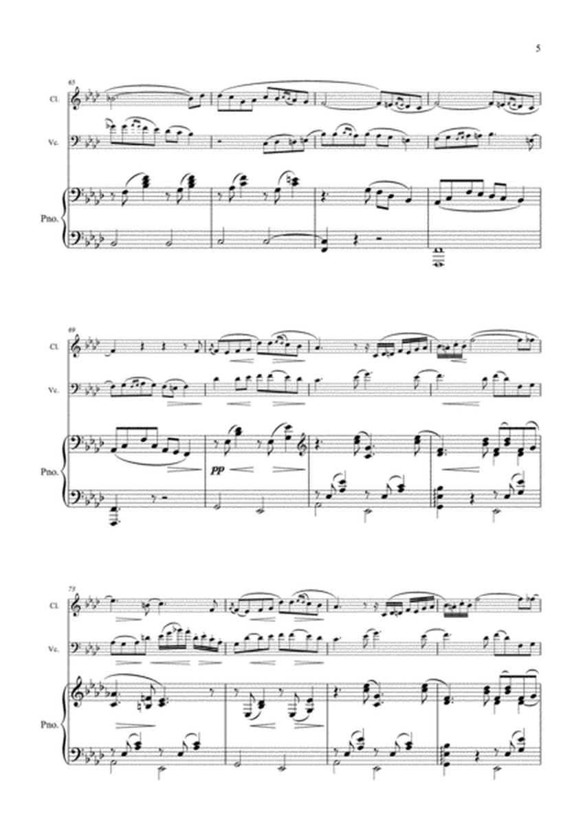 Tchaikovsky - Romance Op.5 - Clarinet Cello & Piano