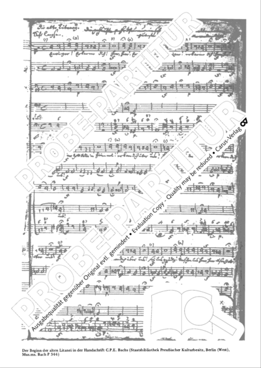 Lord of all, be merciful (Die alte Litanei 1) 4-Part scores gallery preview page 7