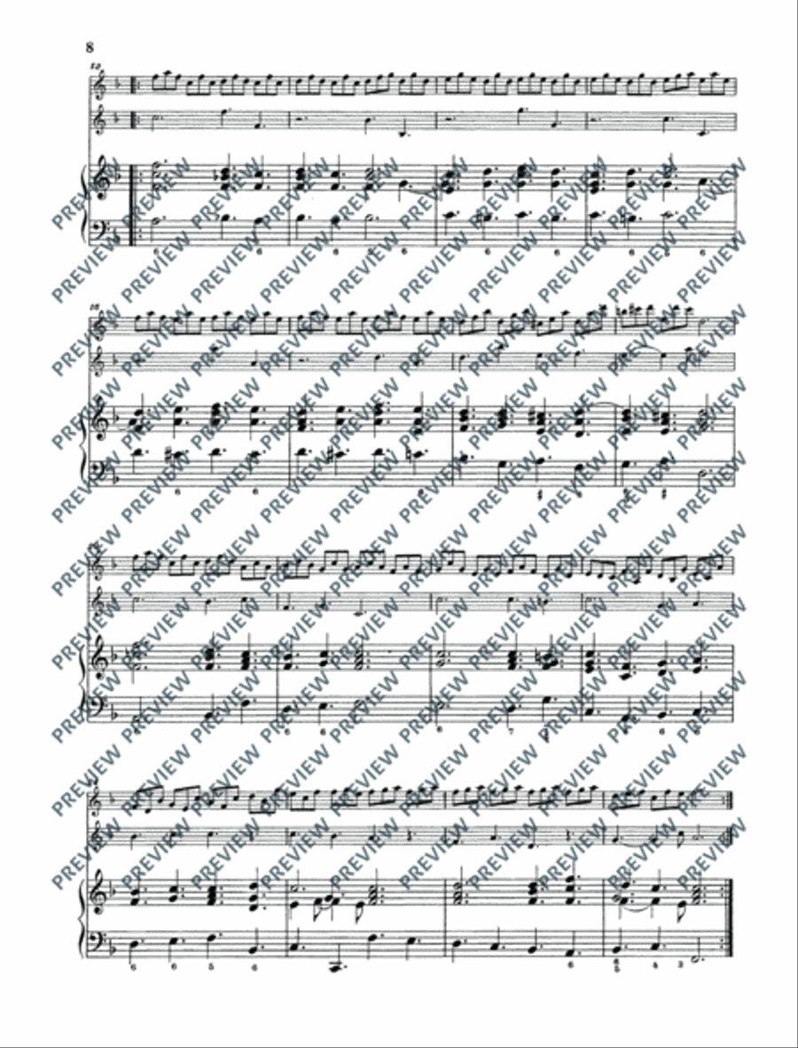 Twelve Chamber Sonatas Cello scores gallery preview page 9
