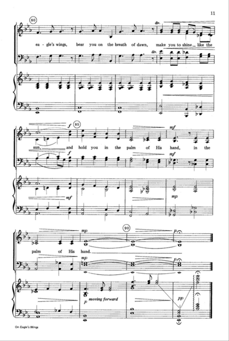 On Eagle's Wings On Eagle's Wings 4-Part scores gallery preview page 12