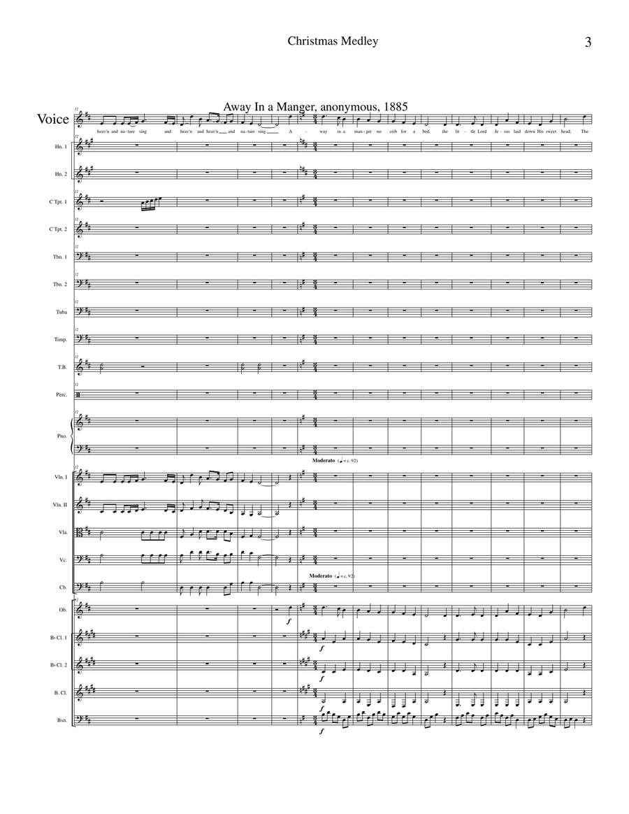 Christmas Medley Christmas Medley Piano Solo scores gallery preview page 3