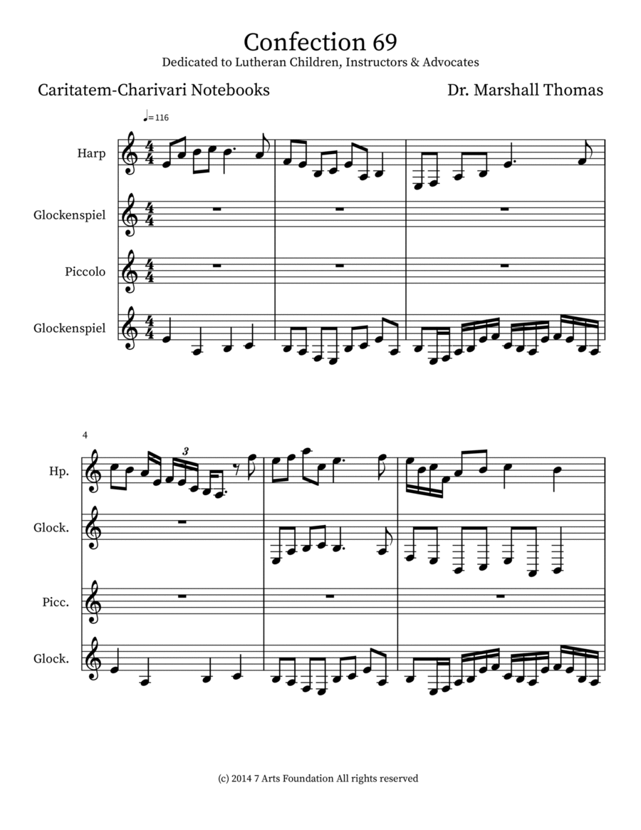 Confection 69 Piccolo scores gallery preview page 1