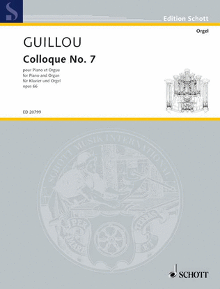 Book cover for Colloque No. 7 Op. 66