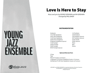 Book cover for Love Is Here to Stay: Score