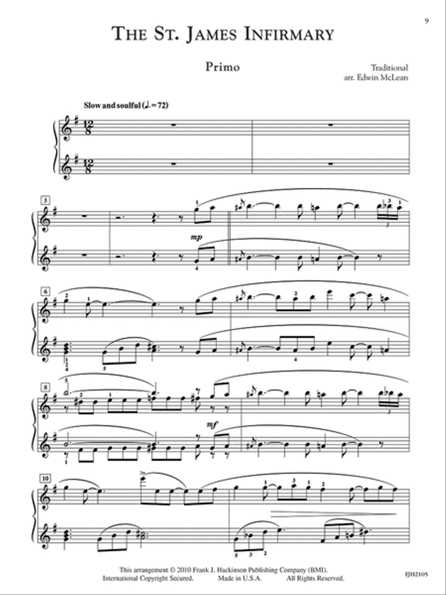 In Recital! for the Advancing Pianist, Duets (NFMC) Small Ensemble scores gallery preview page 4