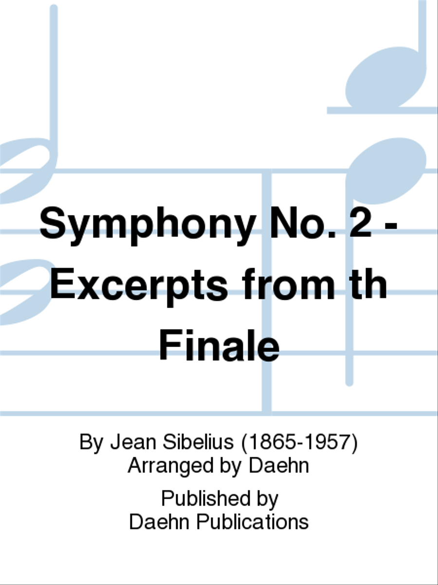 Symphony No. 2 - Excerpts from th Finale Score scores gallery preview page 1