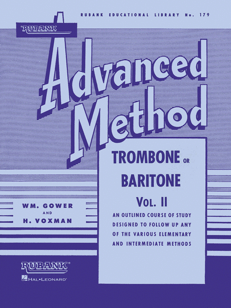 Rubank Advanced Method – Trombone or Baritone, Vol. 2