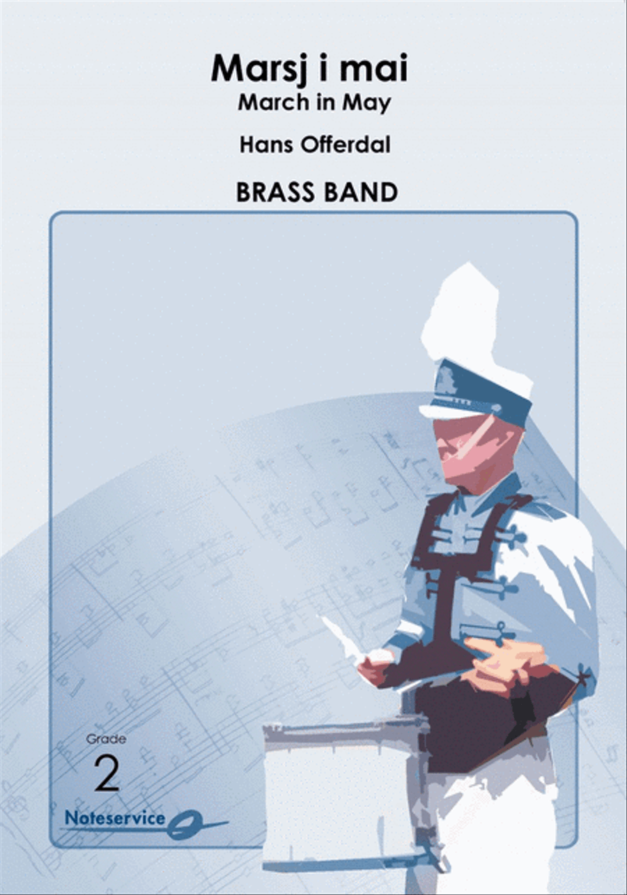 Marsj i mai - March in May Brass Band scores gallery preview page 1