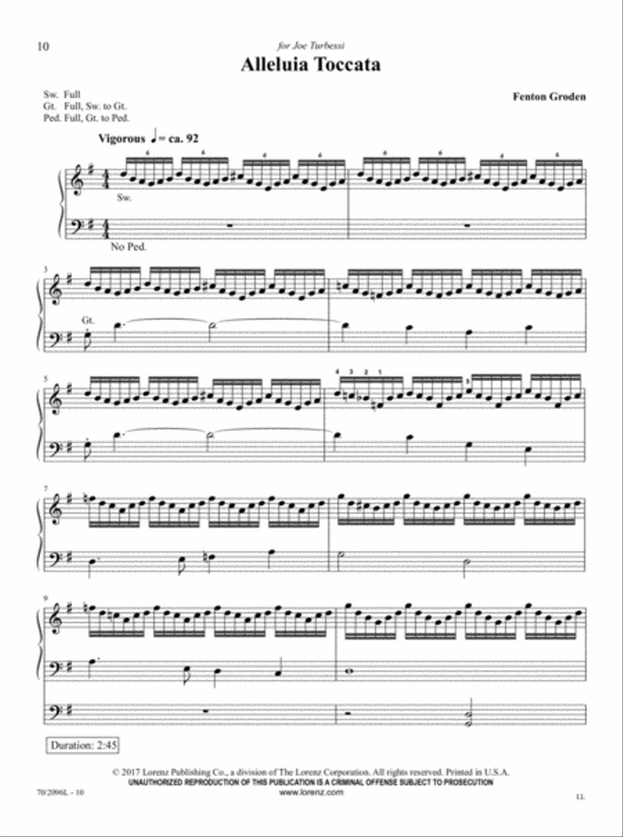 The Organist's Library, Vol. 63 Organ Solo scores gallery preview page 5