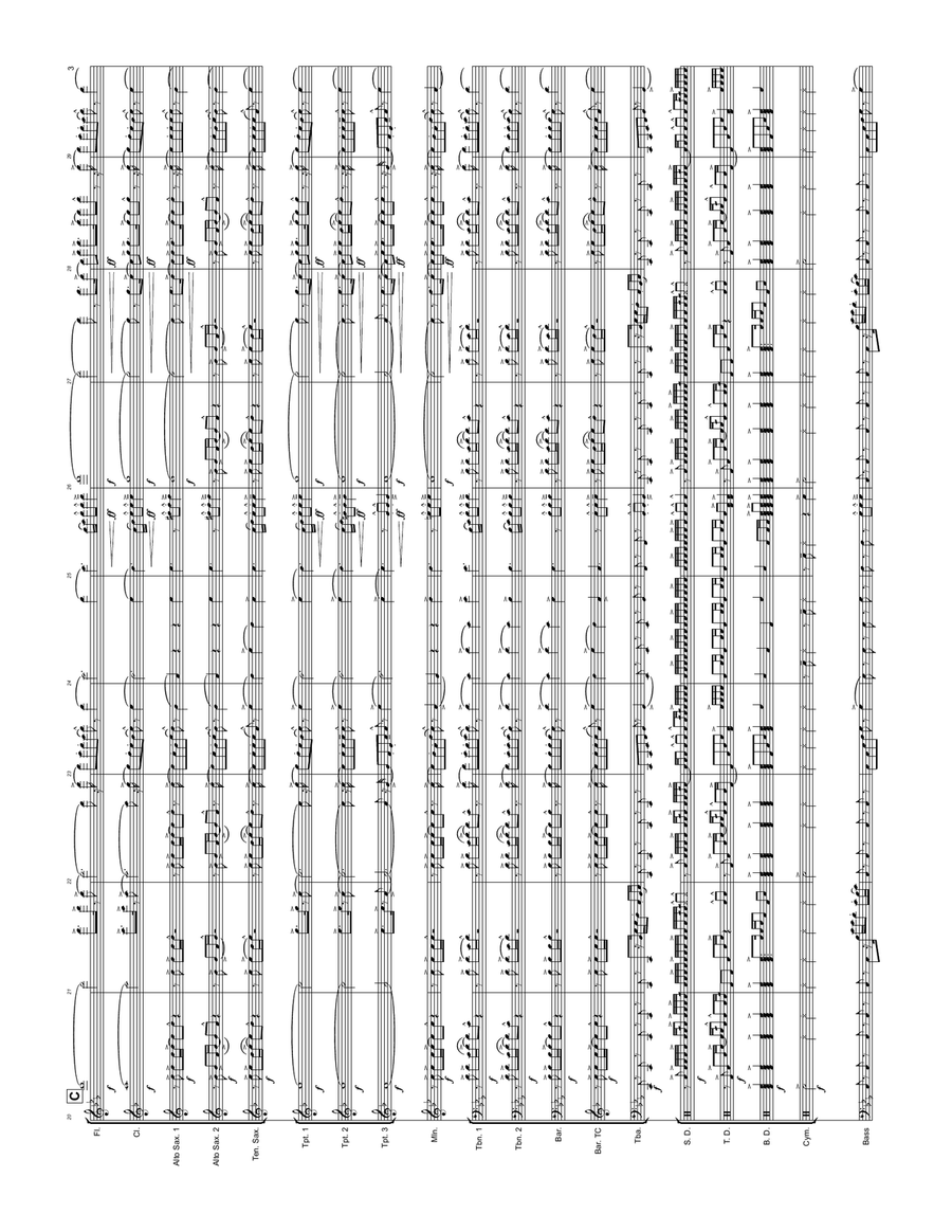 About Damn Time Marching Band scores gallery preview page 3