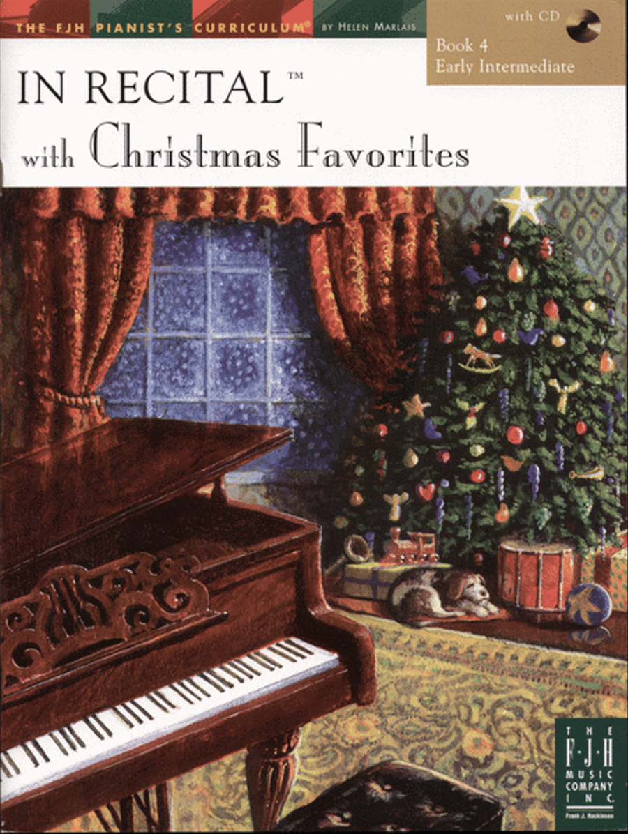In Recital with Christmas Favorites, Book 4 Piano Method scores gallery preview page 1