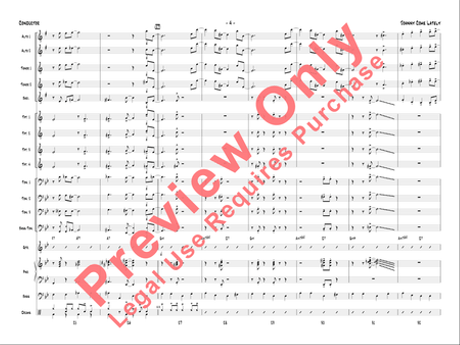 Johnny Come Lately Jazz Ensemble scores gallery preview page 7
