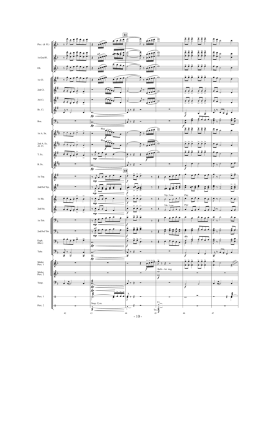 High Country Celebration Concert Band scores gallery preview page 9
