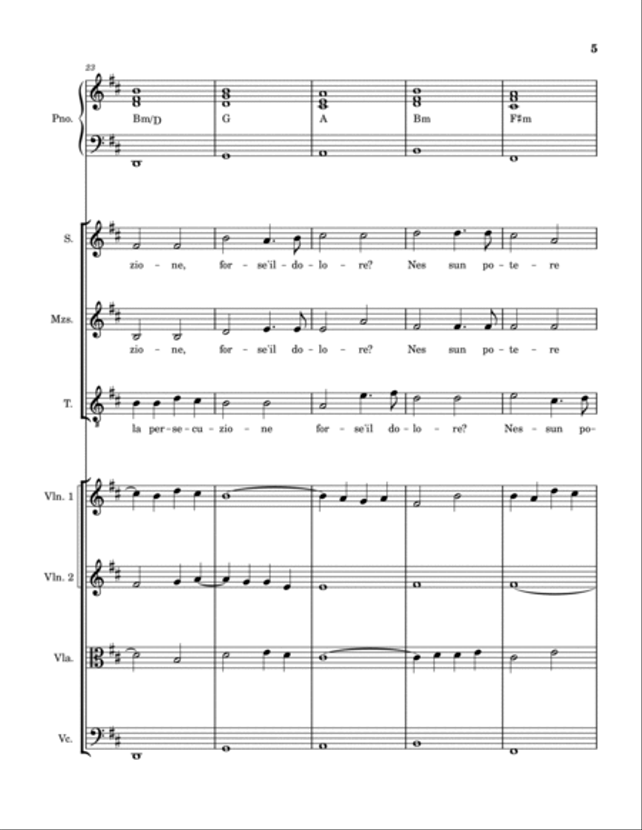 Chi chi separerà High Voice scores gallery preview page 5