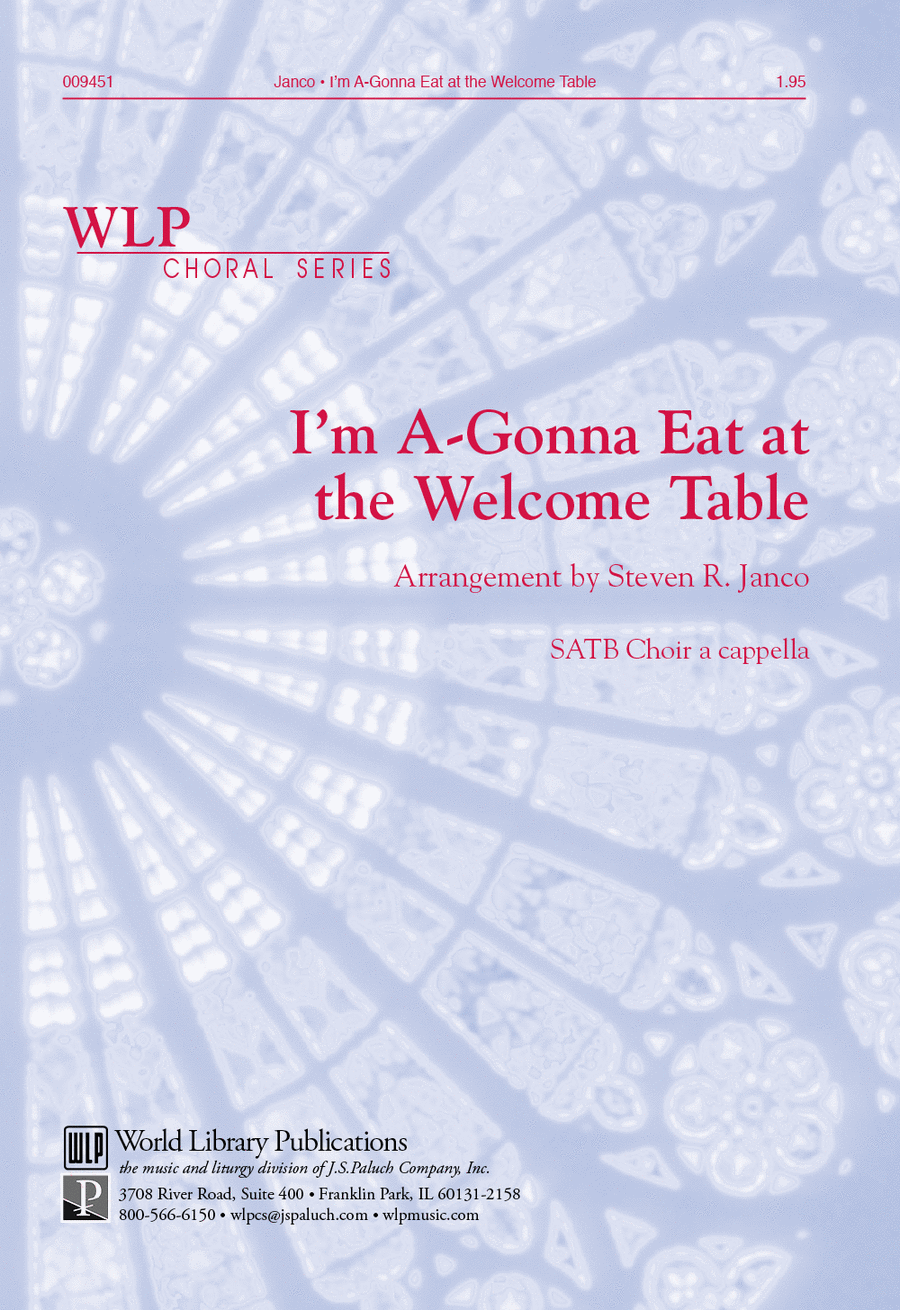 I’m A-Gonna Eat at the Welcome Table 4-Part scores gallery preview page 1