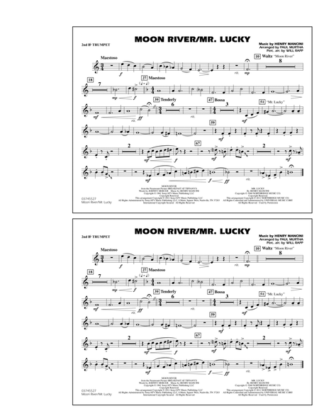 Moon River/Mr. Lucky - 2nd Bb Trumpet