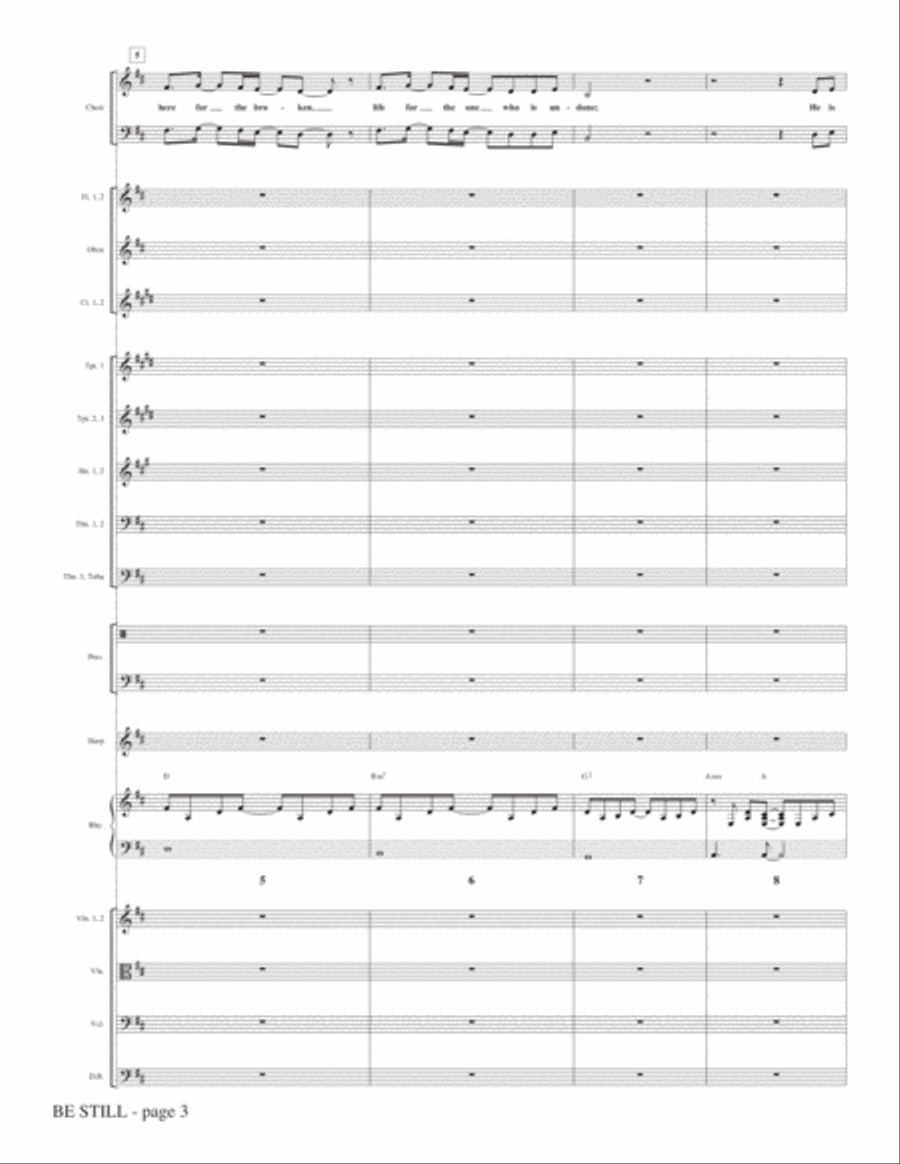 Be Still - Full Score Be Still - Full Score Choir scores gallery preview page 2