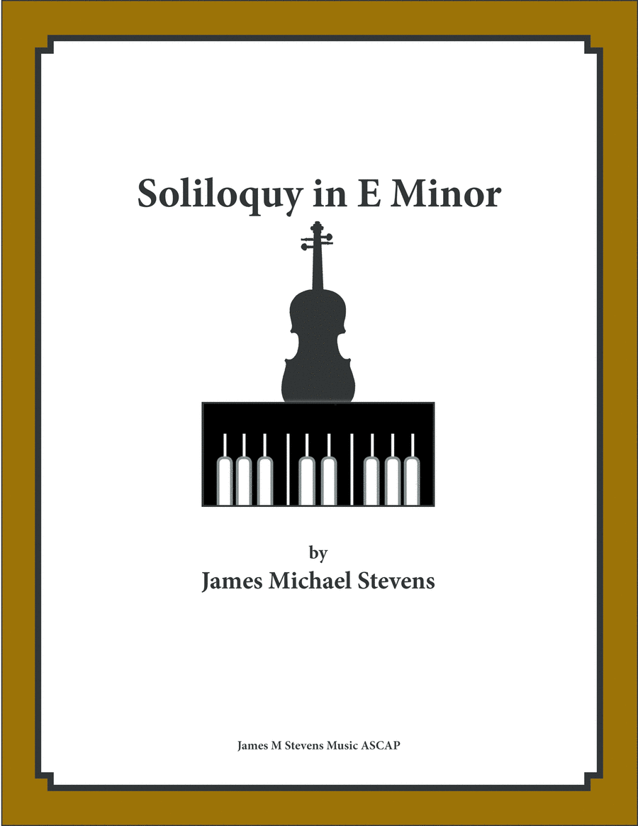 Soliloquy in E Minor - Viola & Piano Viola scores gallery preview page 1
