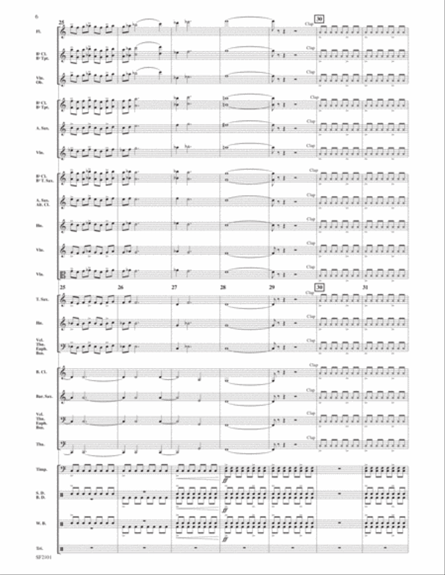 Canto - Full Score Concert Band scores gallery preview page 4