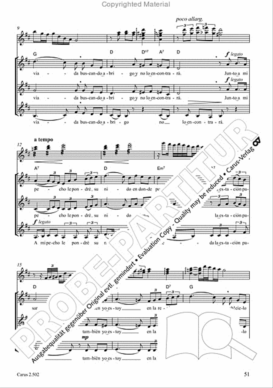 Makumbebe II. Latin American Choral Repertoire. Carmina mundi. Music + CD Choir scores gallery preview page 52