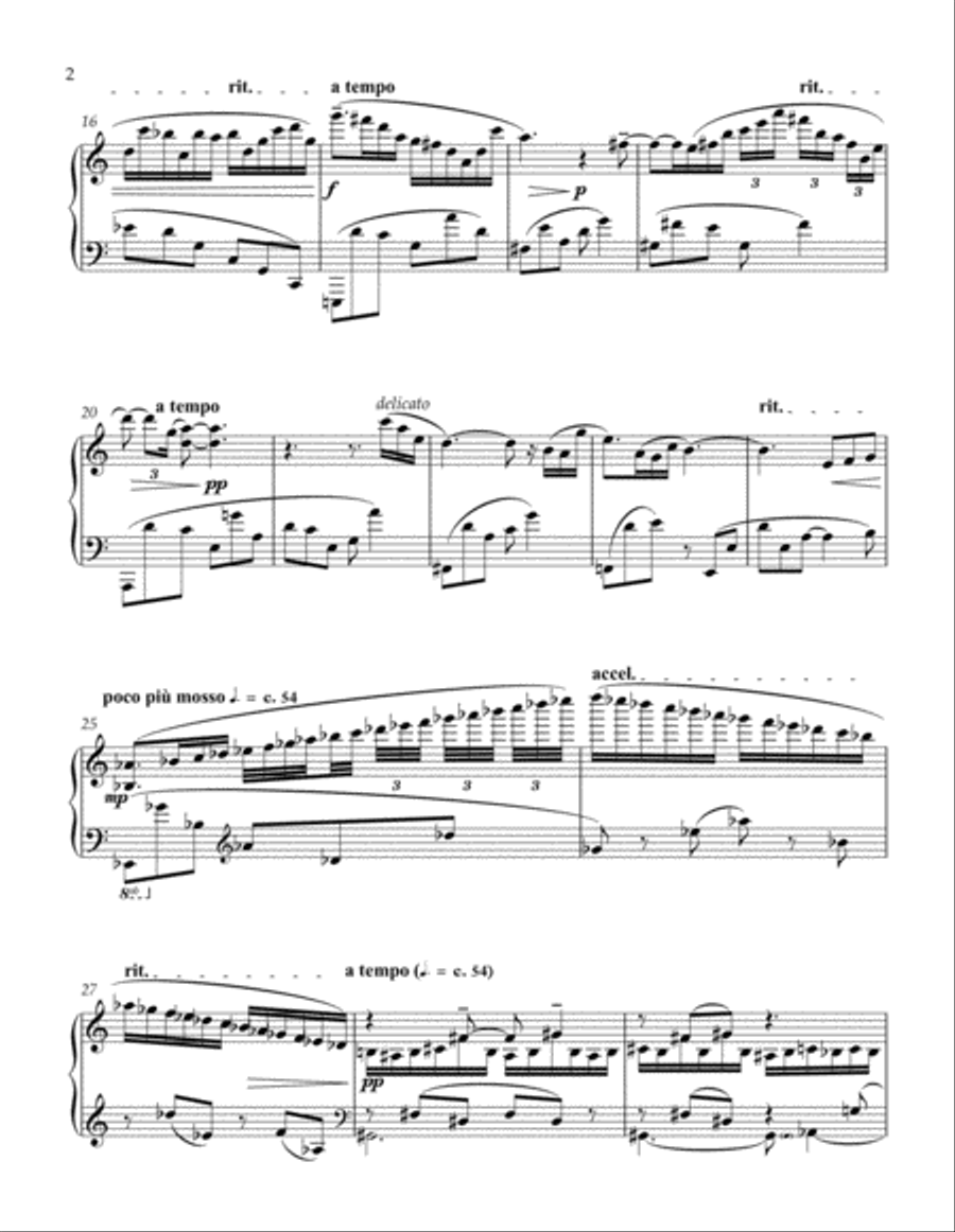 San Jose Nocturnes Piano Solo scores gallery preview page 4