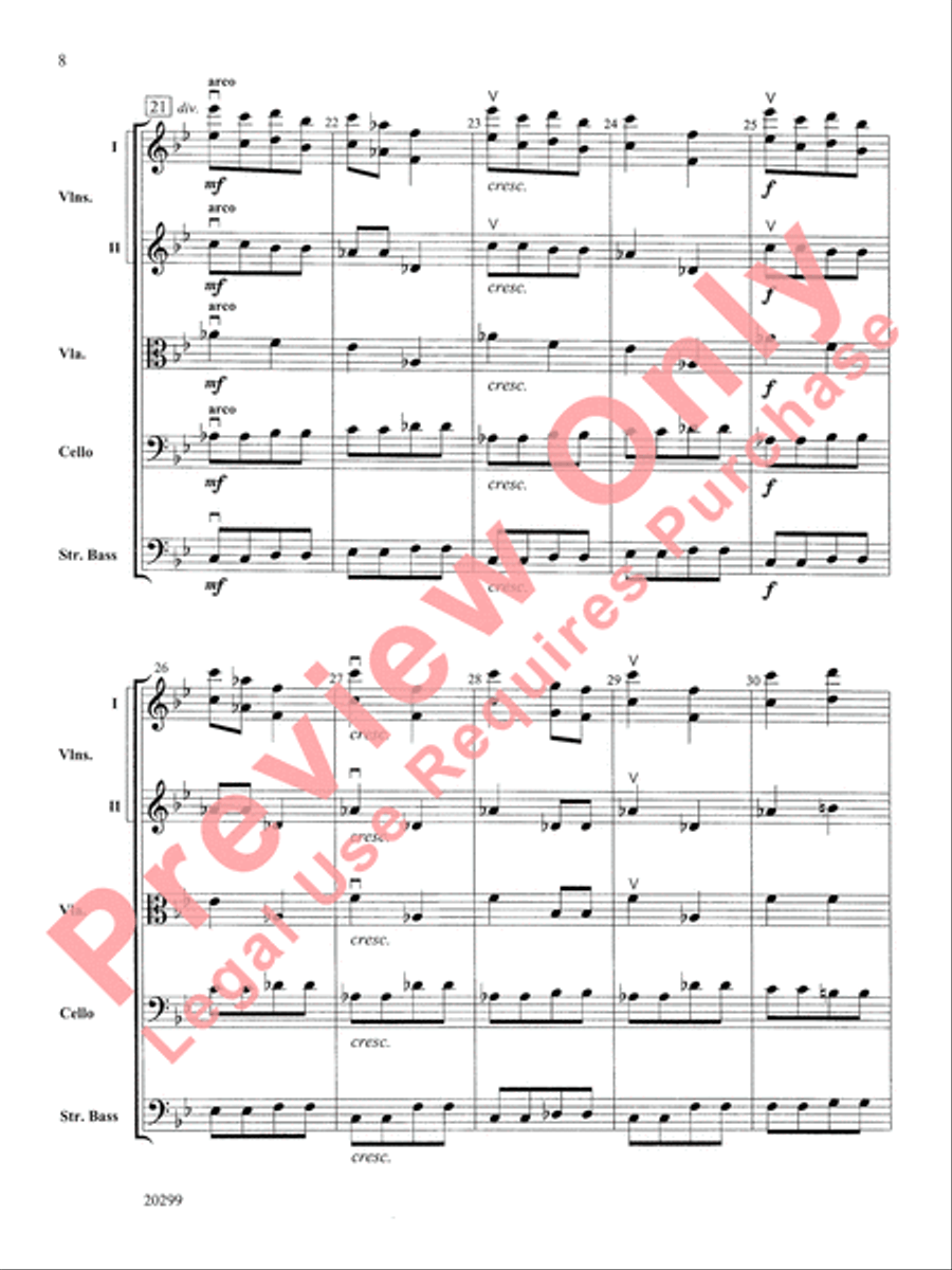 Pictures at an Exhibition, Selections from String Orchestra scores gallery preview page 9