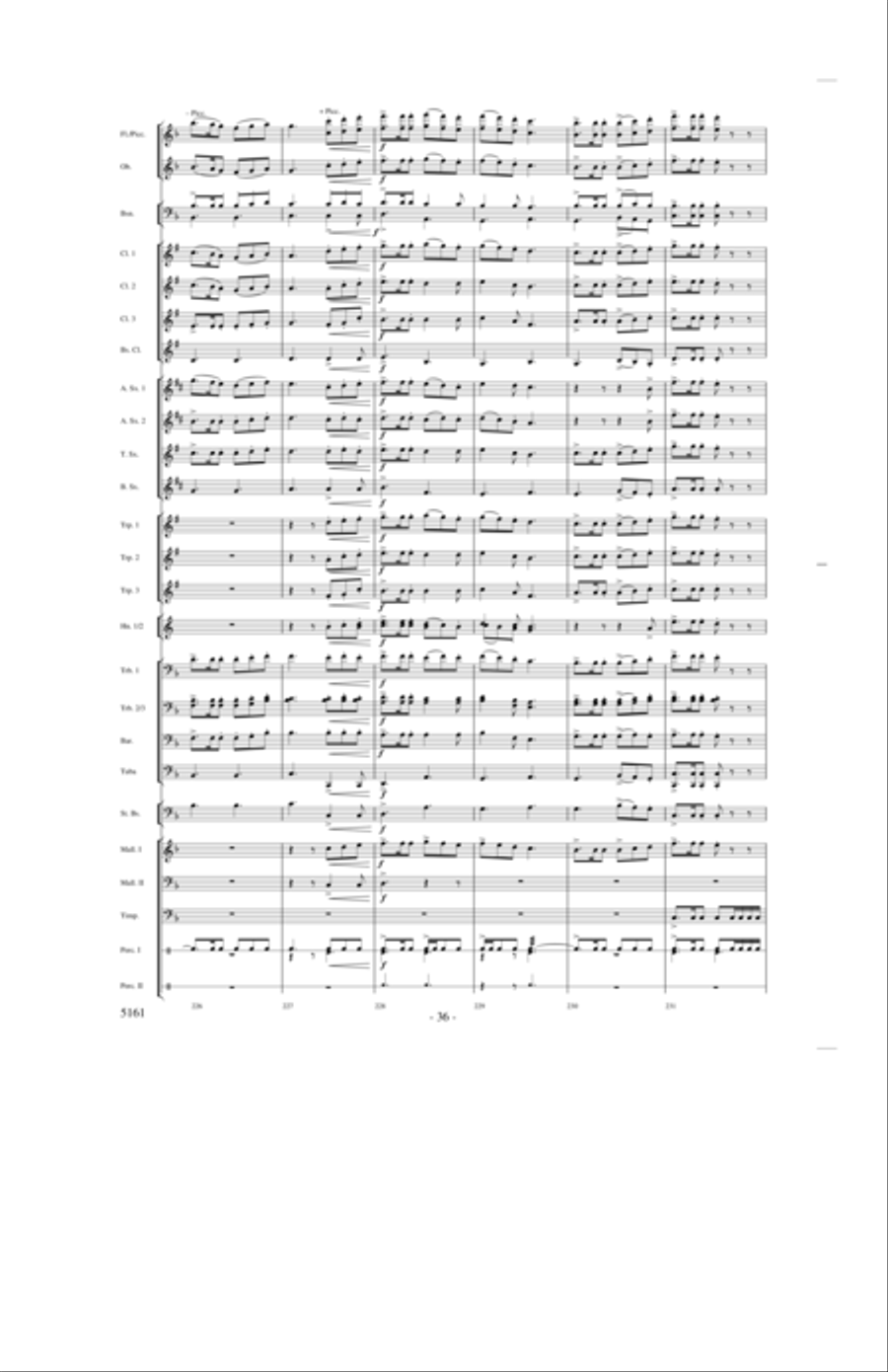 Into the Joy of Spring Concert Band scores gallery preview page 35