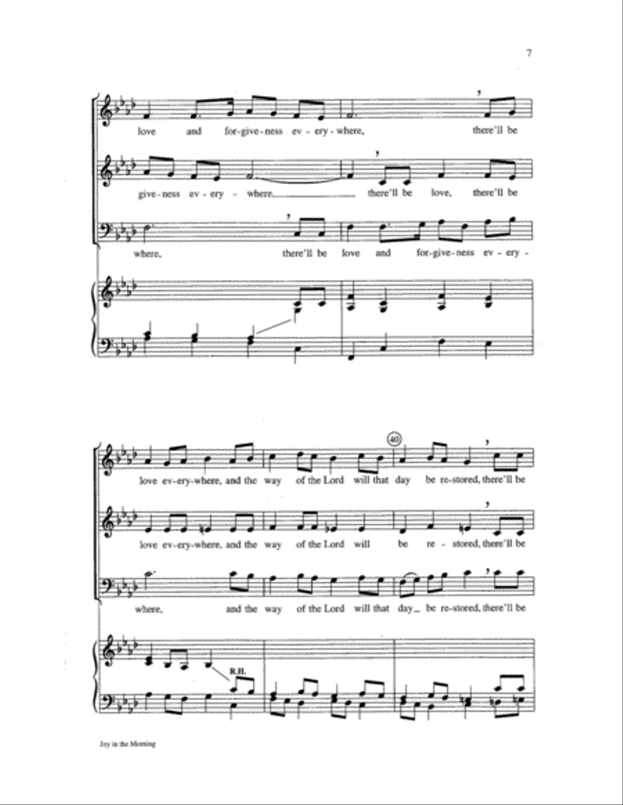 Joy in the Morning 3-Part scores gallery preview page 7
