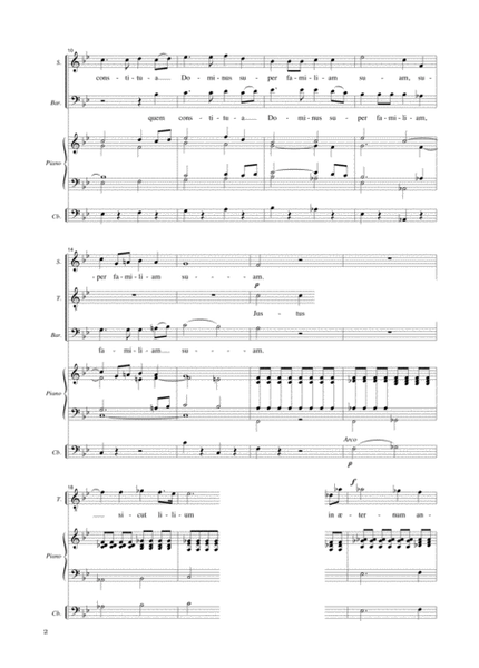 Ecce Fidelis Servus - Faure - Stbar Piano Ou Orgue