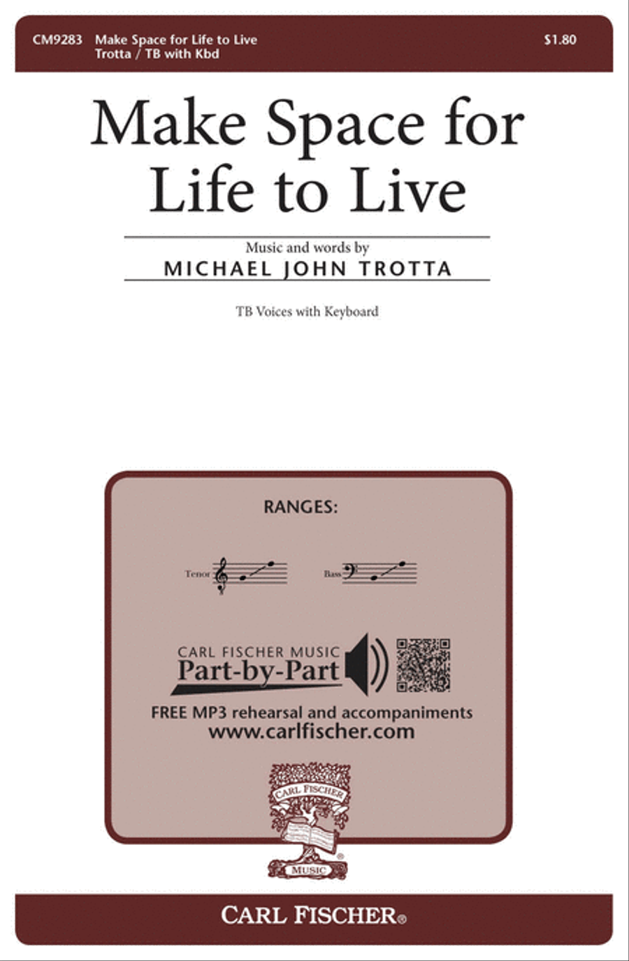 Make Space for Life to Live TB scores gallery preview page 1