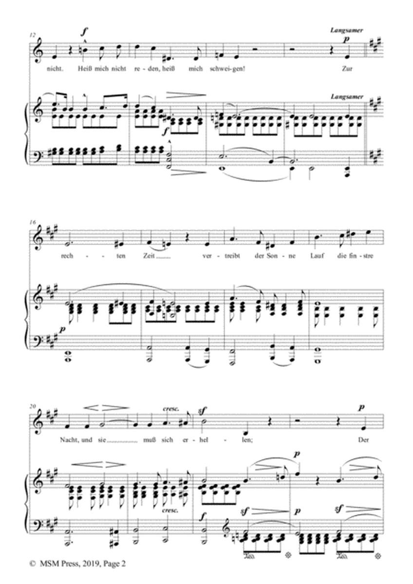 Schumann-Heiß mich nicht reden,heiß mich schweigen,Op.98a No.5,in a minor,for Vioce&Pno
