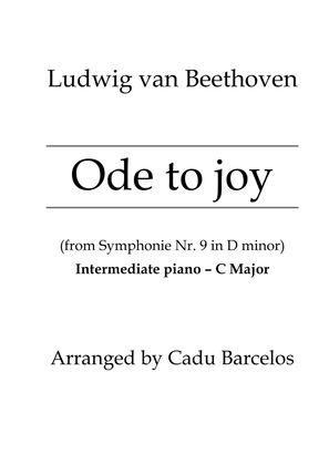 Ode to joy - C Major (Intermediate Piano)