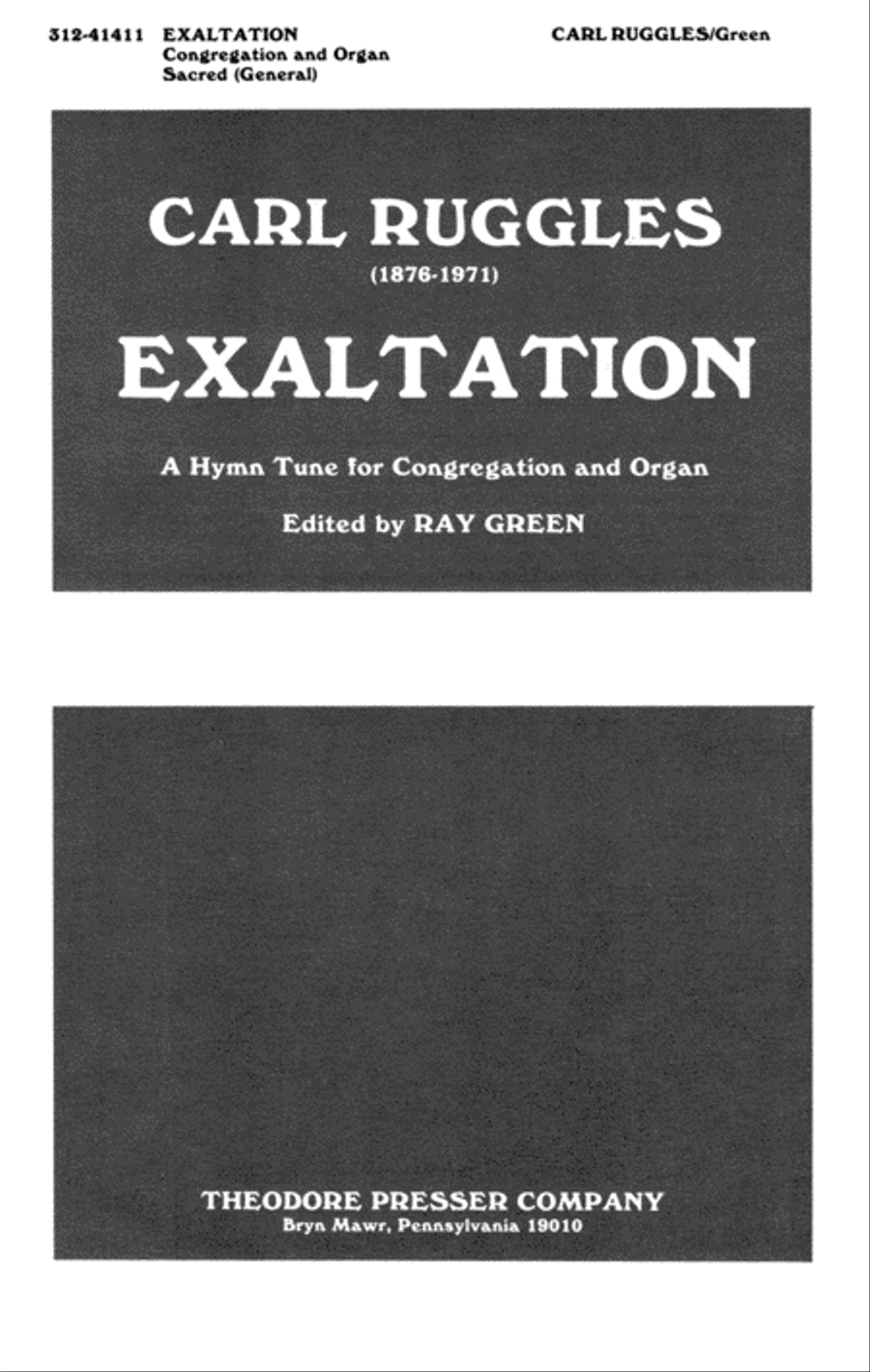 Exaltation Choir scores gallery preview page 1