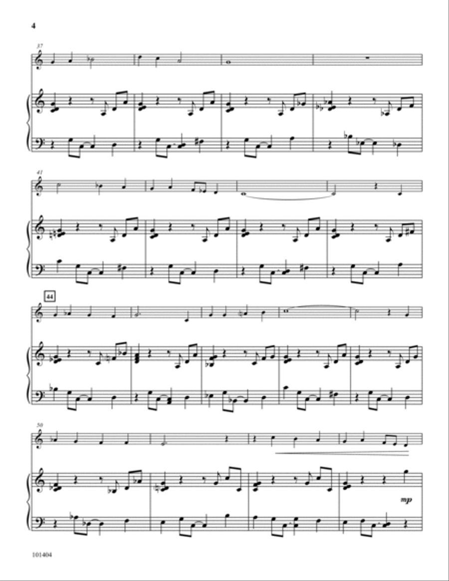 A Mighty Fortress Trumpet Solo scores gallery preview page 4