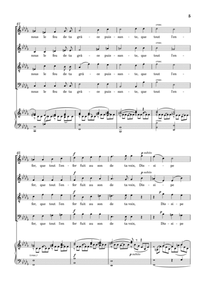 Cantique de Jean racine, Op.11 (SATB) with organ or piano - Gabriel Fauré image number null