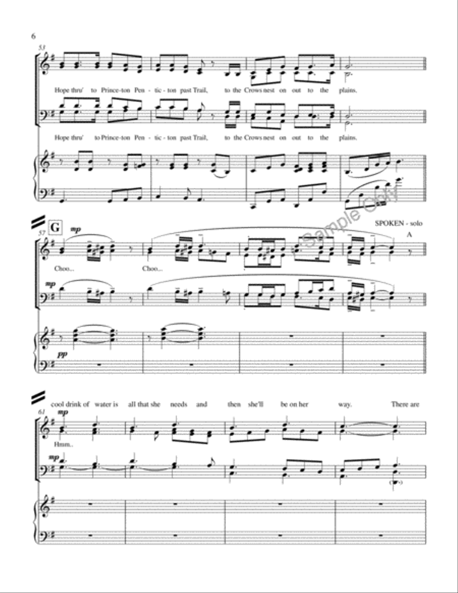 Kettle Valley Railway Kettle Valley Railway 4-Part scores gallery preview page 6