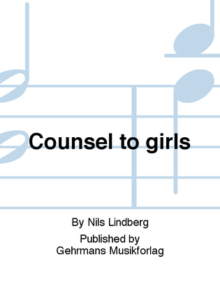 Counsel to girls
