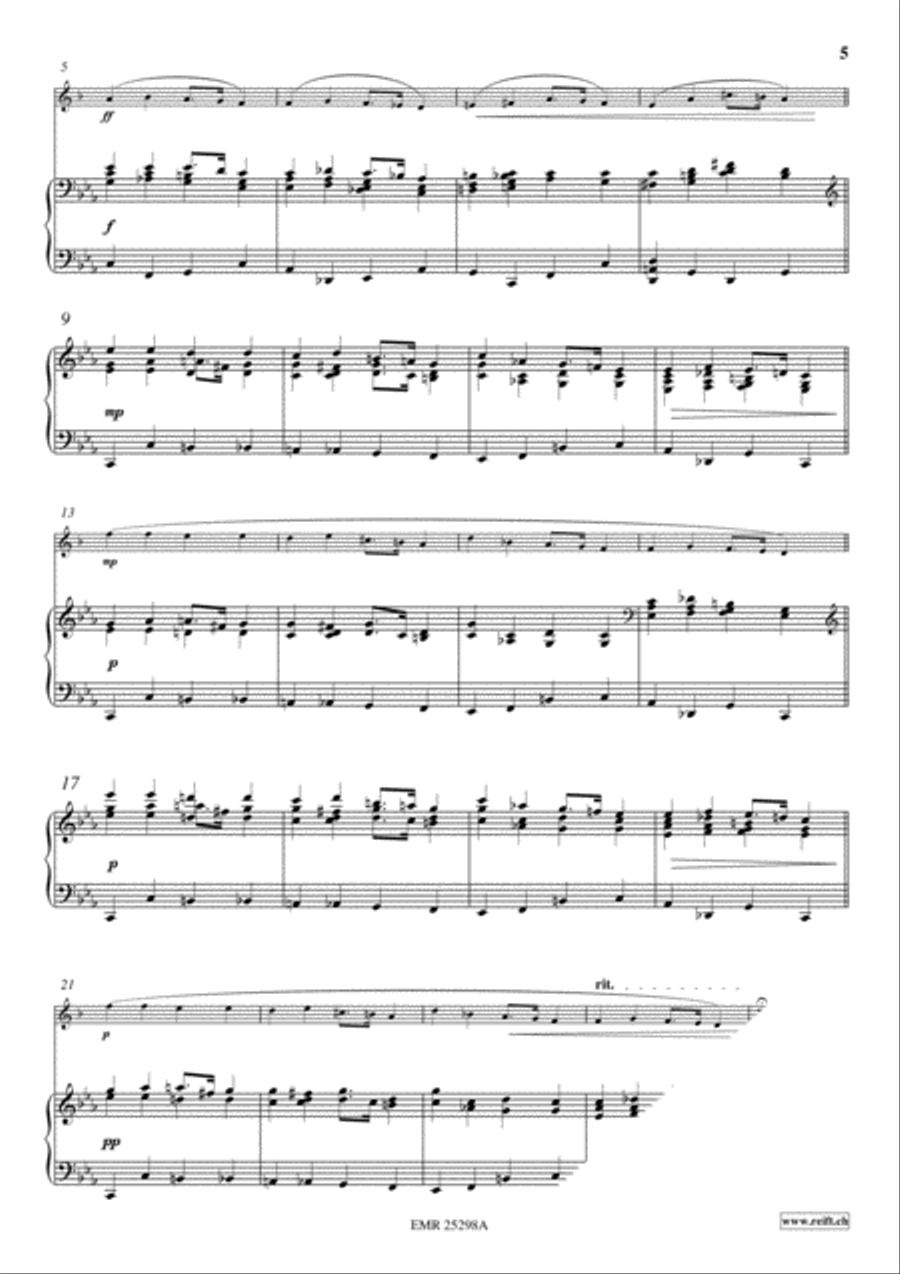 2 Preludes Trumpet Solo scores gallery preview page 5