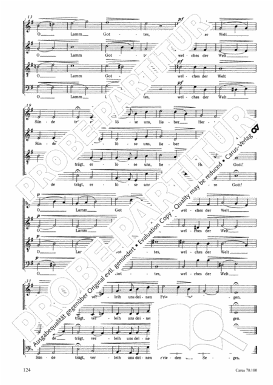 Geistliches Chorbuch der Romantik Choir scores gallery preview page 125