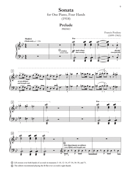 Poulenc -- Sonata