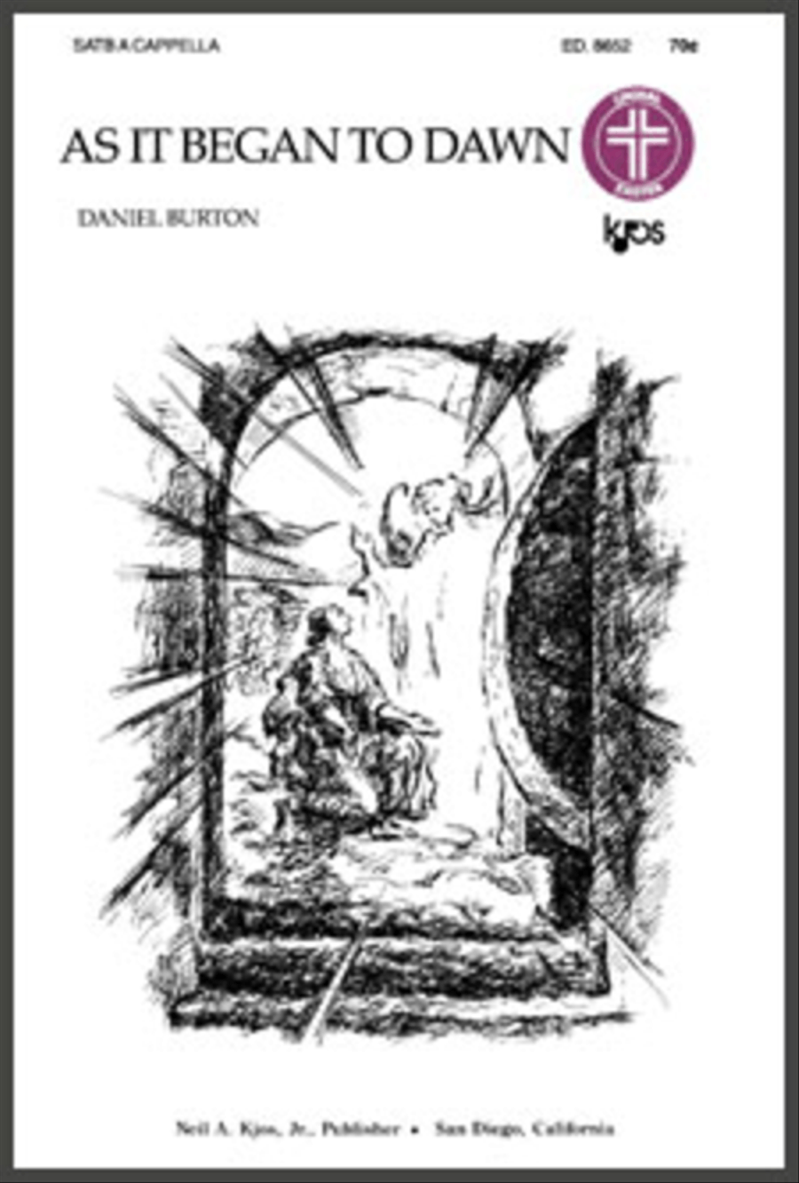 As it Began to Dawn 4-Part scores gallery preview page 1
