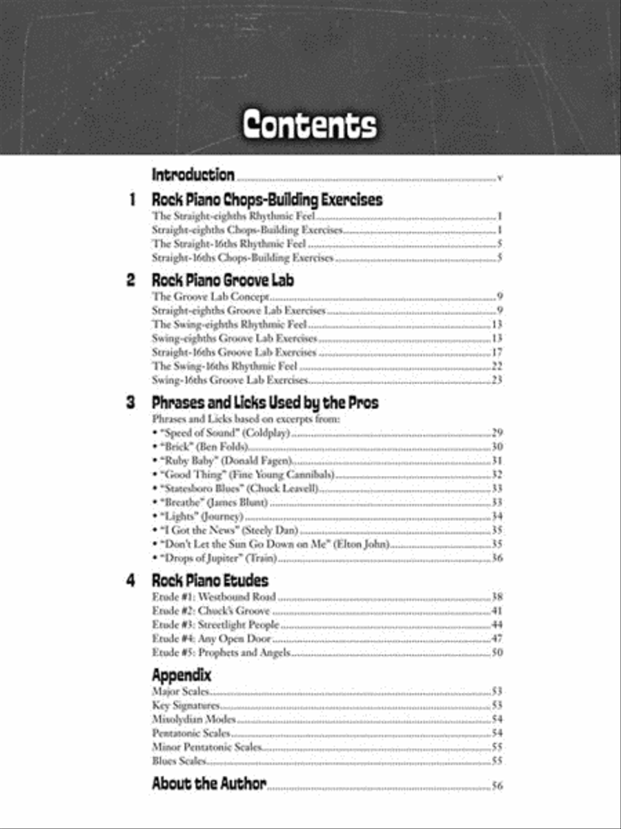 Rock Piano Chops Rock Piano Chops Piano Method scores gallery preview page 3