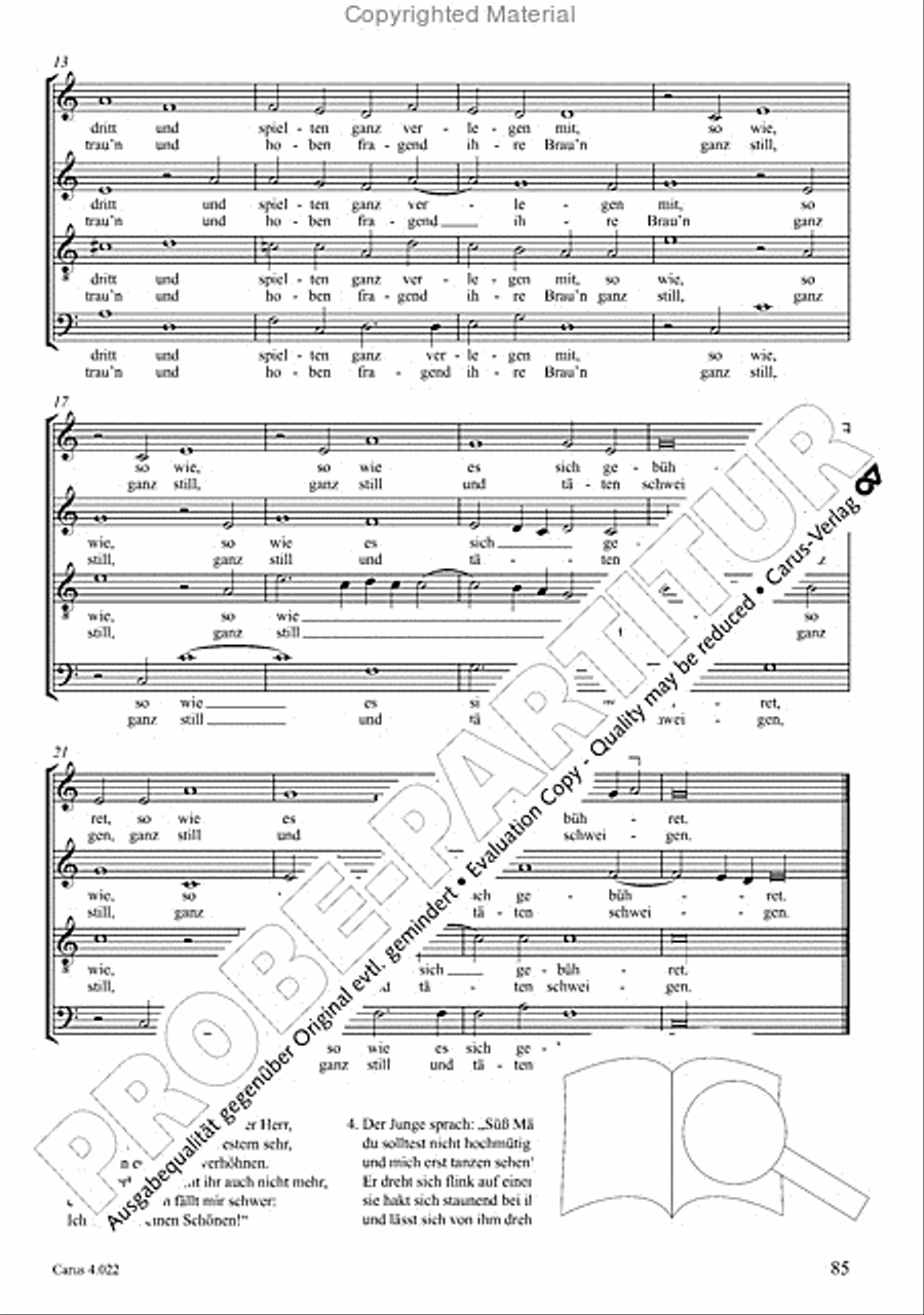 Lechner: Dieweil Gott ist mein Zuversicht (mit Neutextierung) Score scores gallery preview page 5
