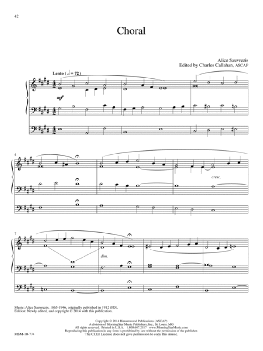 Women Composers' Album Organ scores gallery preview page 15