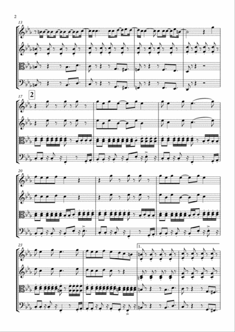 This Love This Love String Quartet scores gallery preview page 3