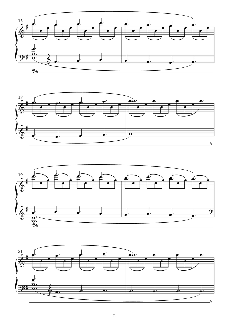 The Secret Garden Piano Solo scores gallery preview page 3