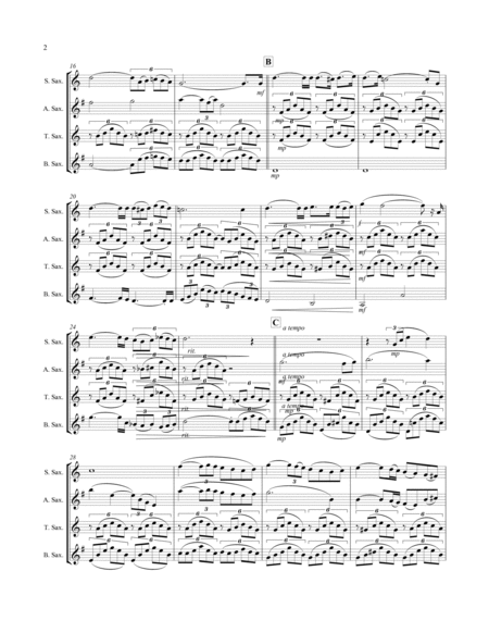 Ave Maria (for Saxophone Quartet SATB or AATB) image number null