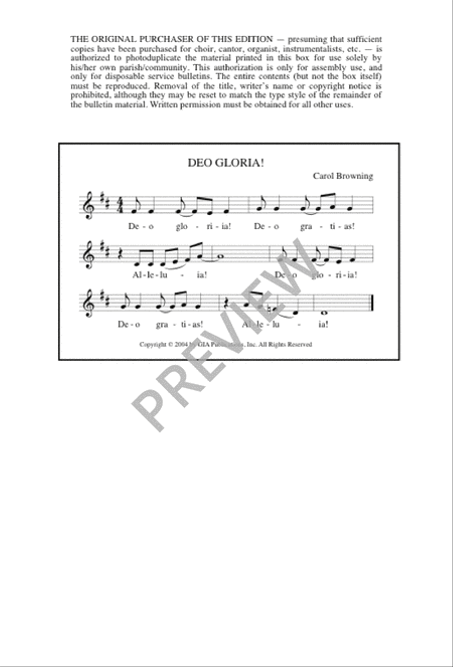 Deo Gloria! 3-Part scores gallery preview page 8