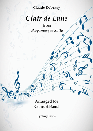 Book cover for Clair De Lune for small Concertband